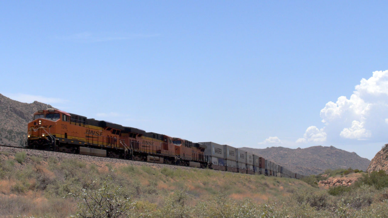 A train, Arizona.