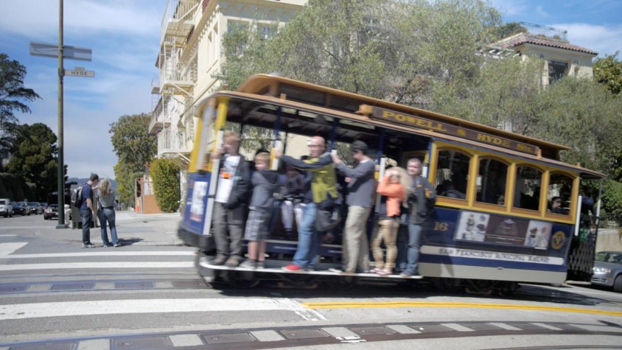 Alom hanging off a cable car won't make any sense in the film unless you've seen a cable car. Hence: here's a cable car.