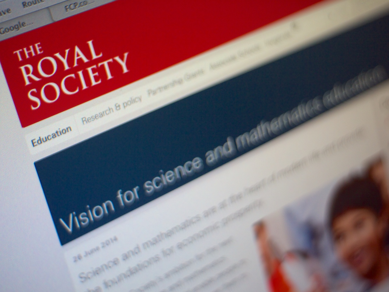 Royal Society Vision for Education